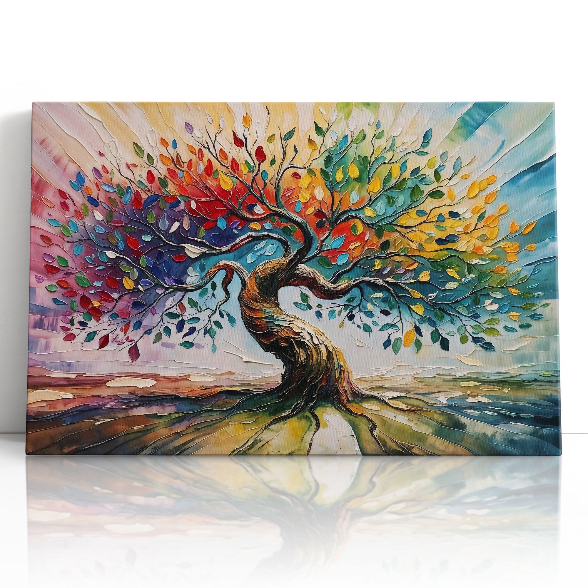 Colorful Abstract Tree of Life Art