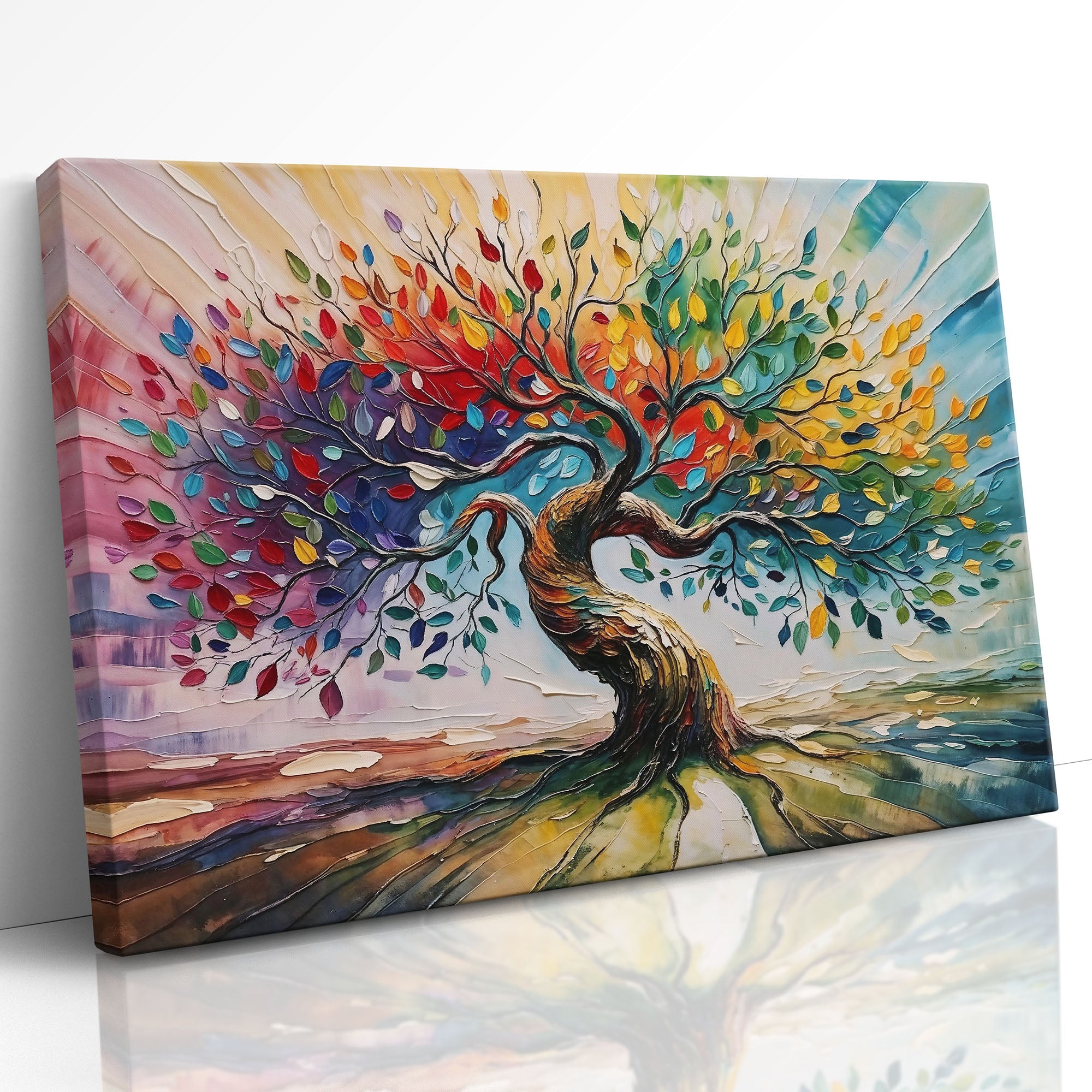 Colorful Abstract Tree of Life Art