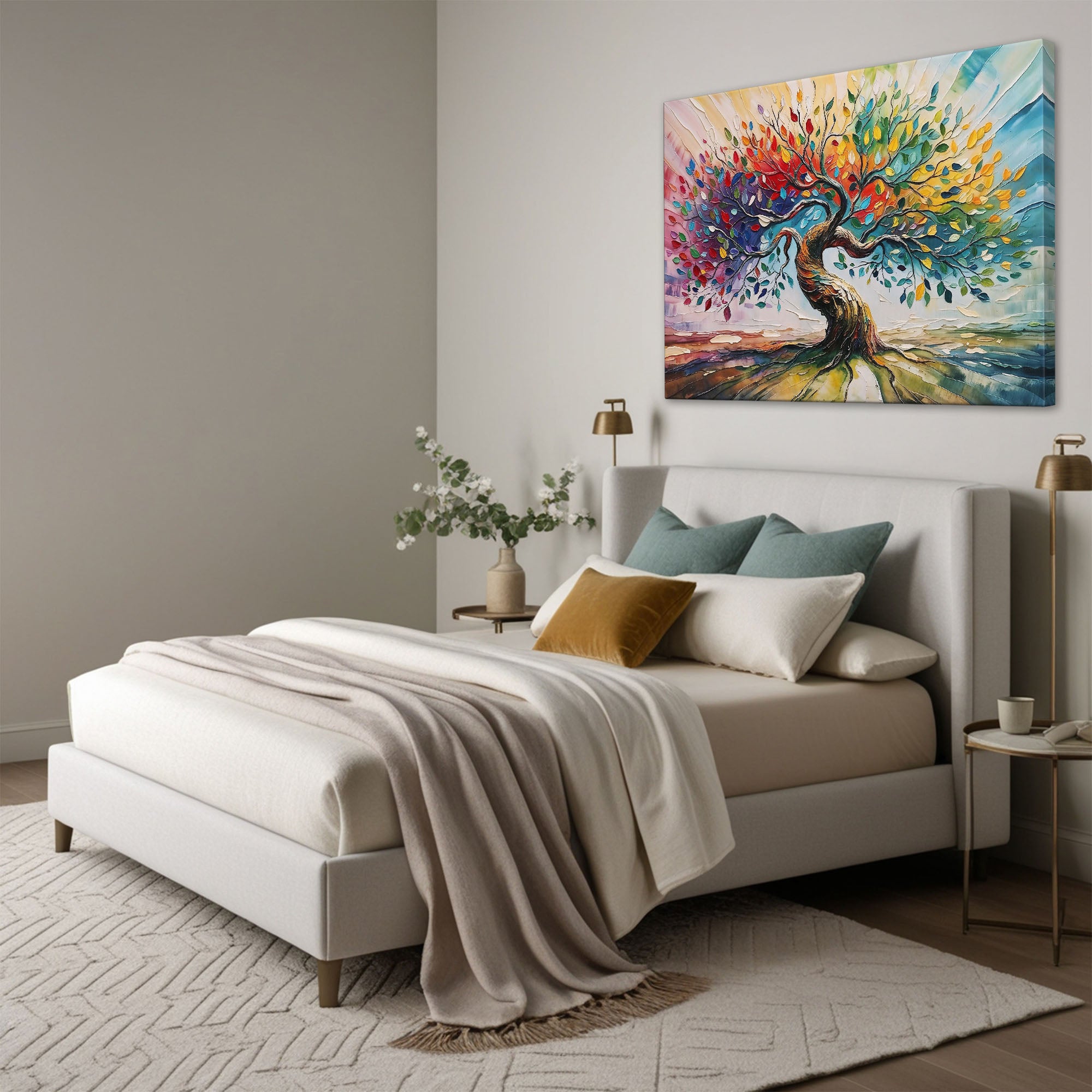 Colorful Abstract Tree of Life Art