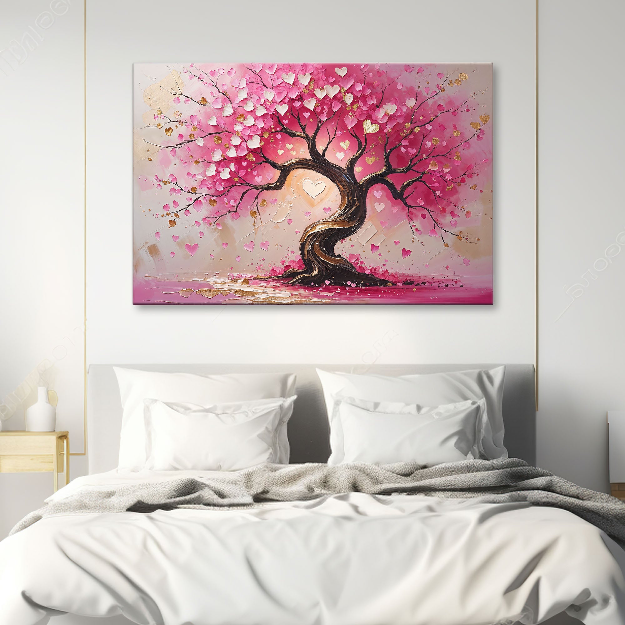 Pink Love Heart Artwork