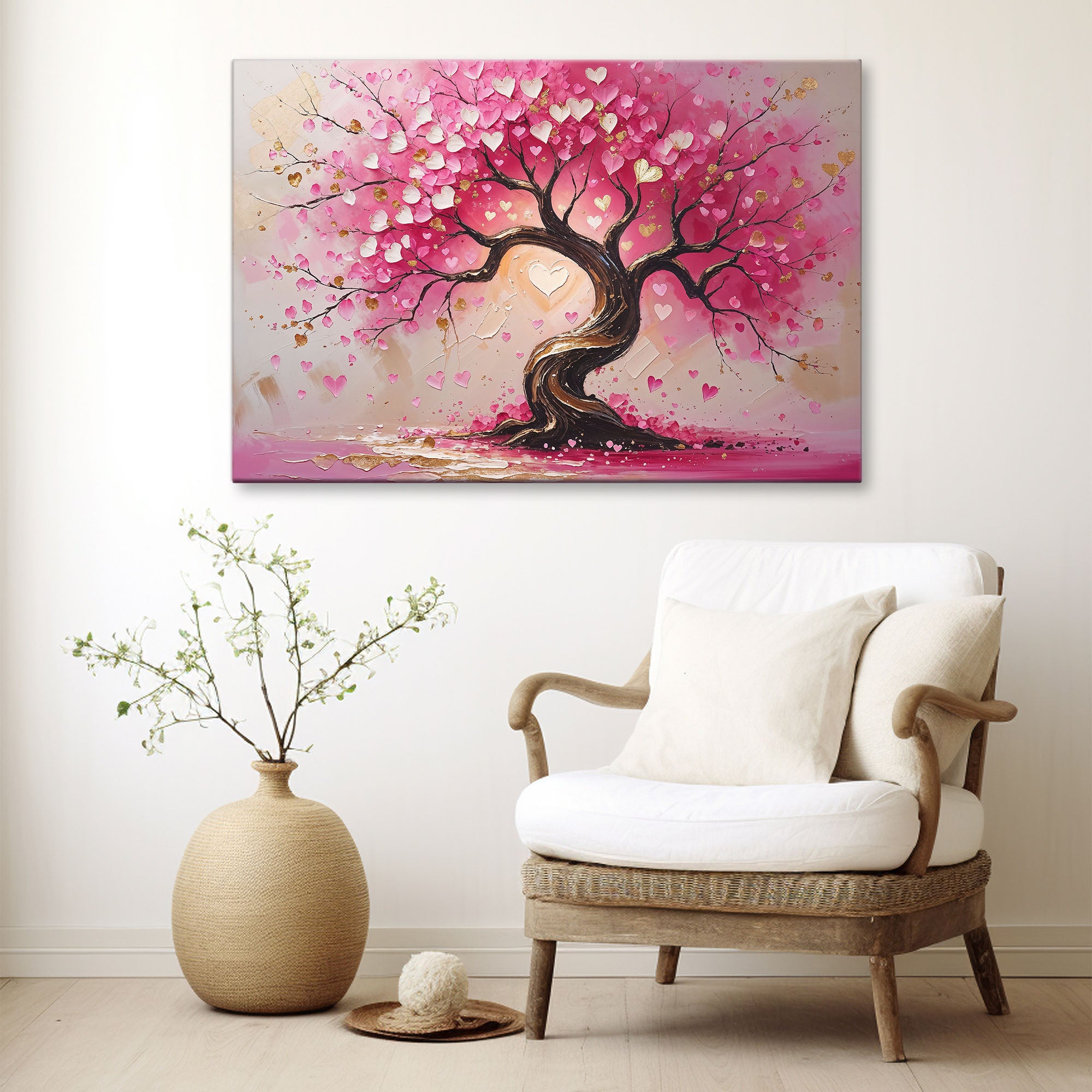 Pink Love Heart Artwork