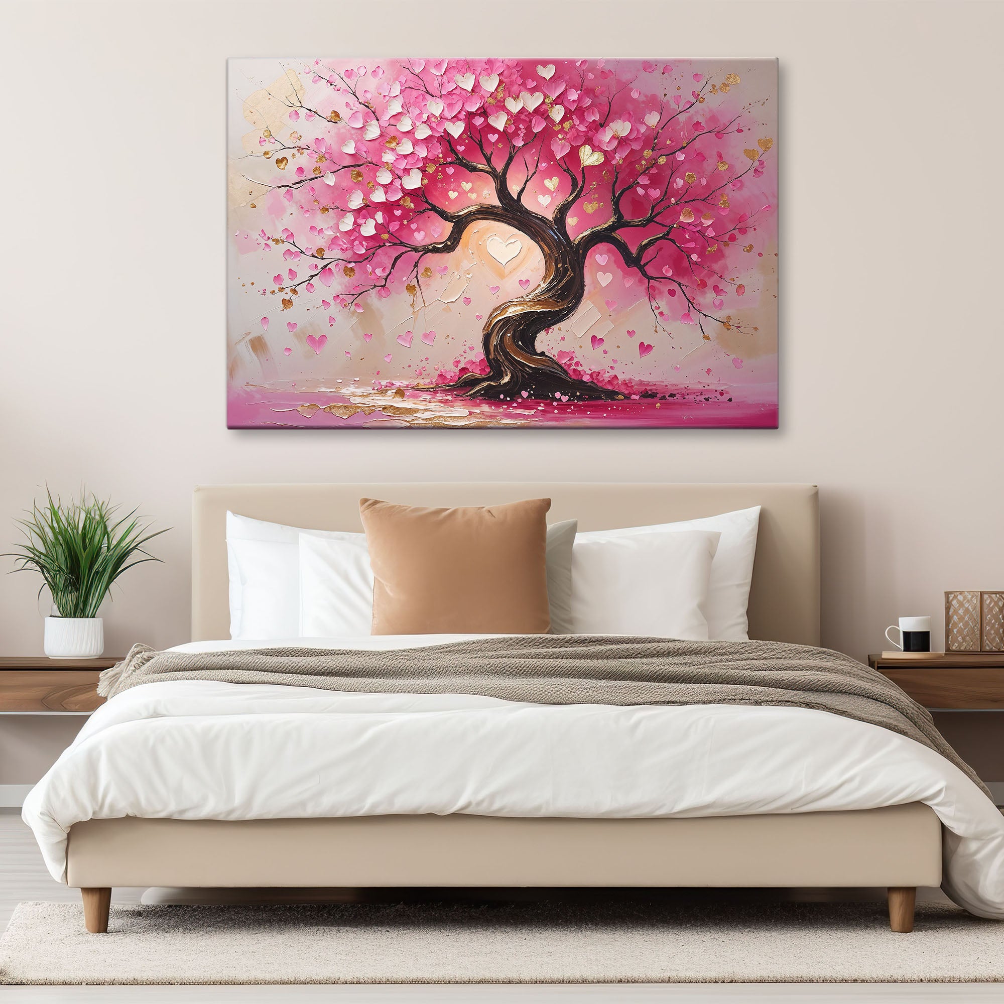 Pink Love Heart Artwork