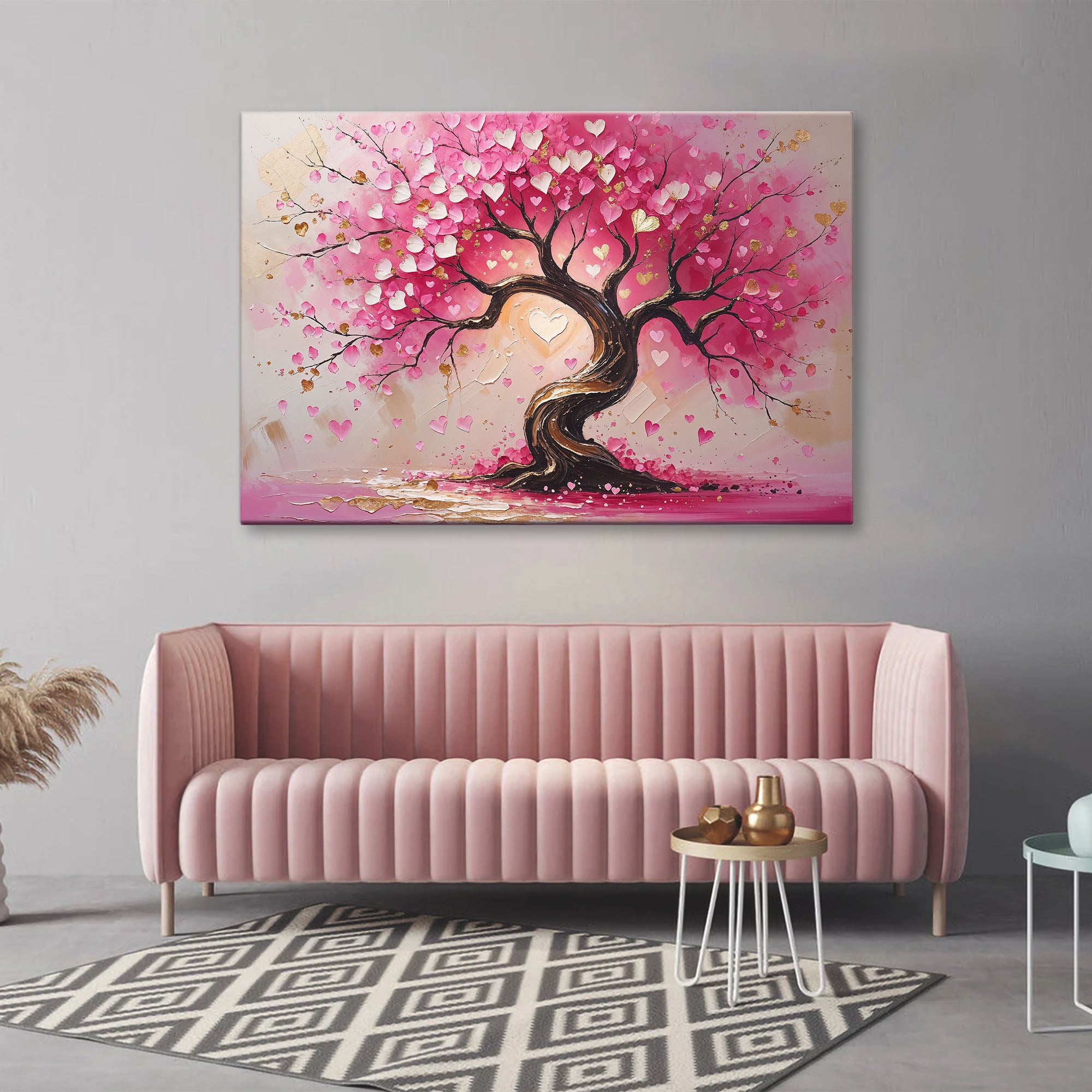 Pink Love Heart Artwork