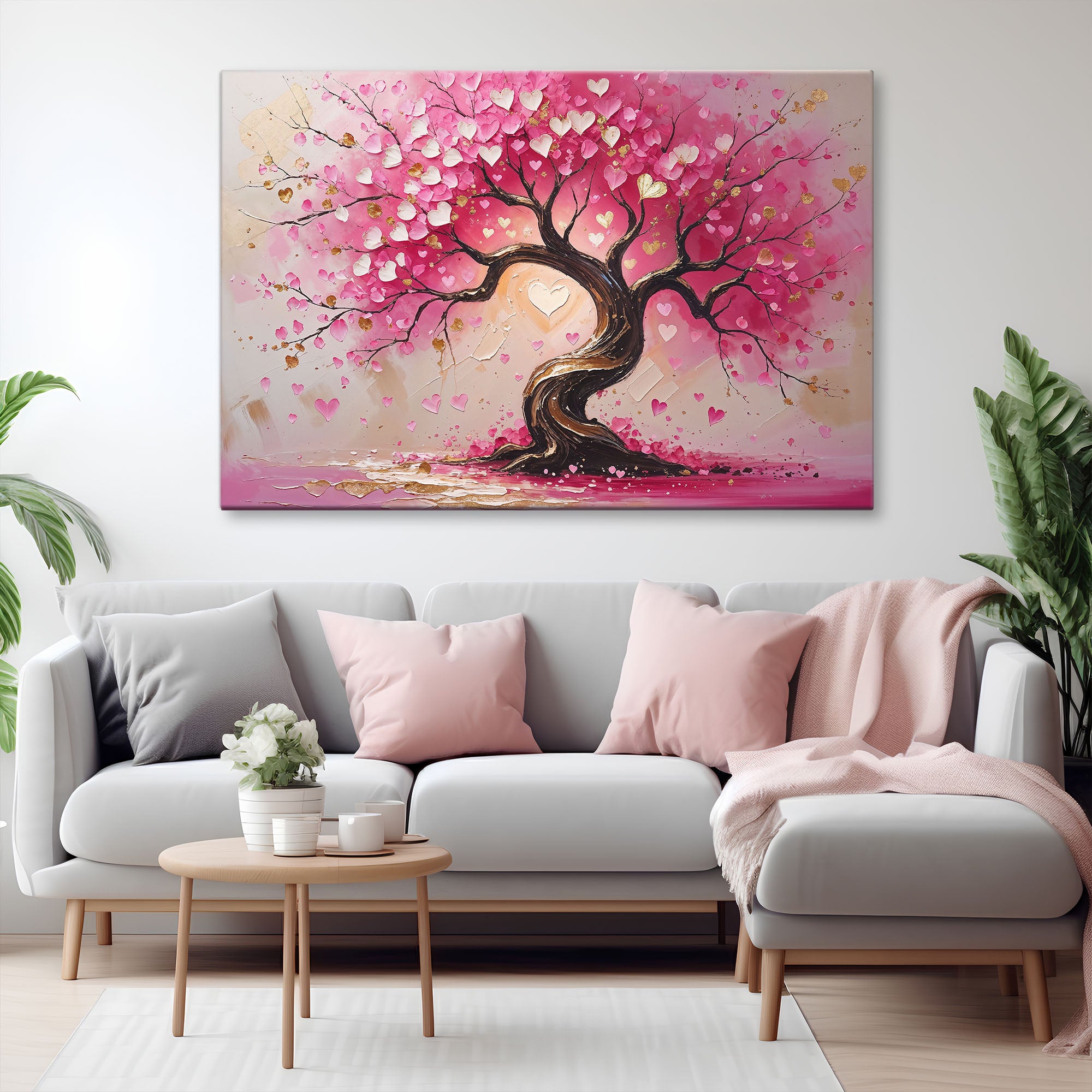 Pink Love Heart Artwork