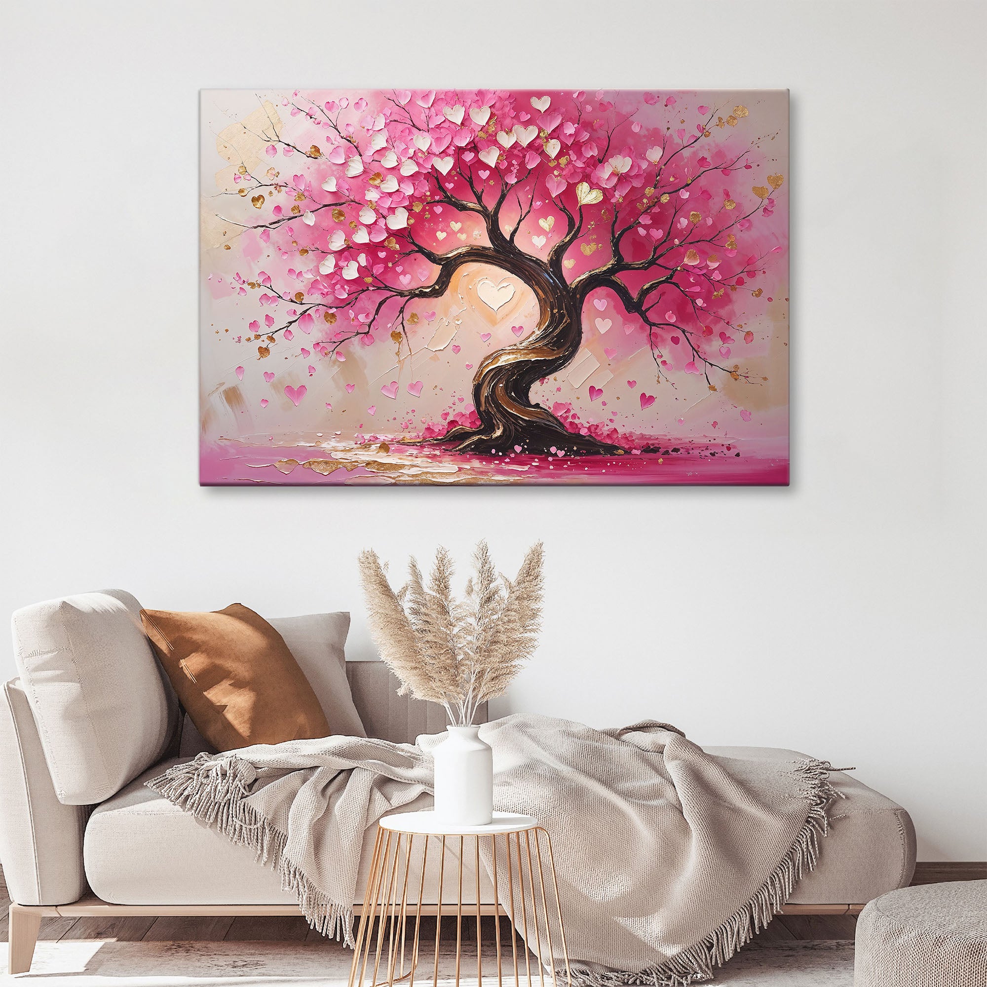 Pink Love Heart Artwork