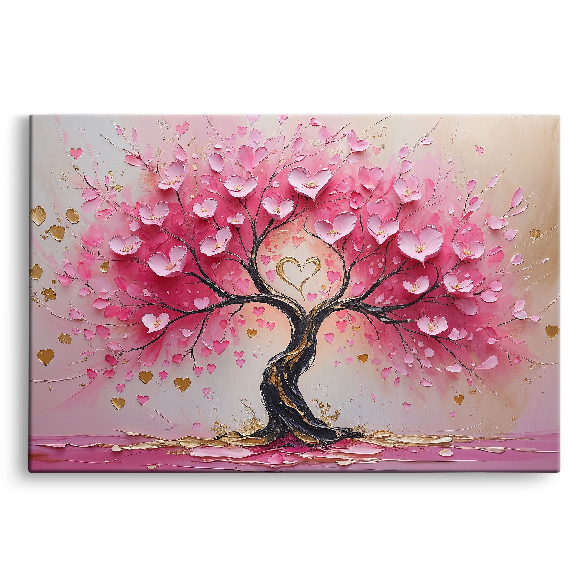 Pink Tree of Life Love Art