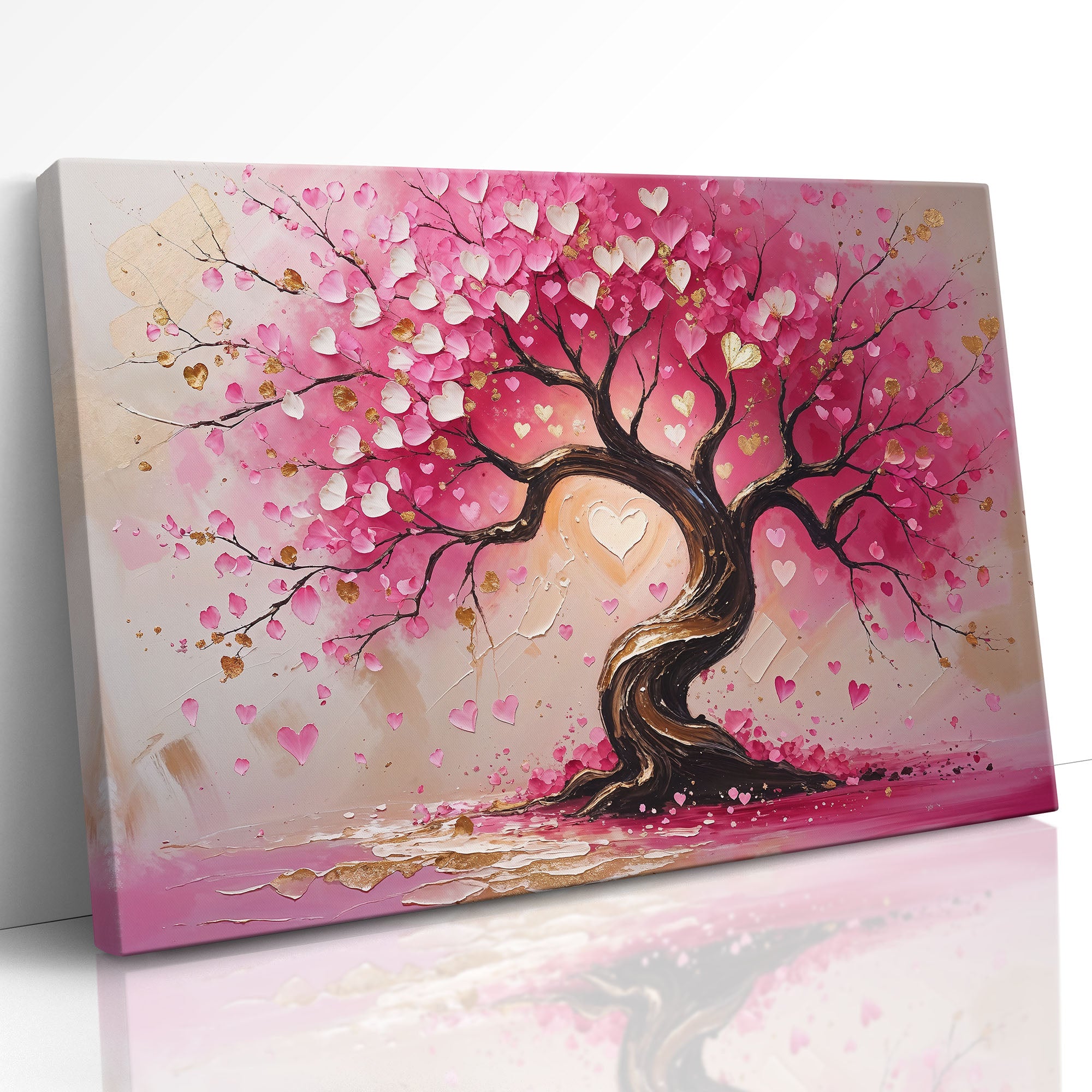 Pink Love Heart Artwork