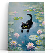 Cute Black Cat Artwork